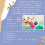 Le niveau national en gymnastique rythmique