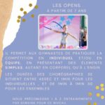 le niveau open en gymnastique rythmique