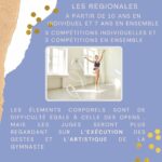 le niveau régional en gymnastique rythmique 2