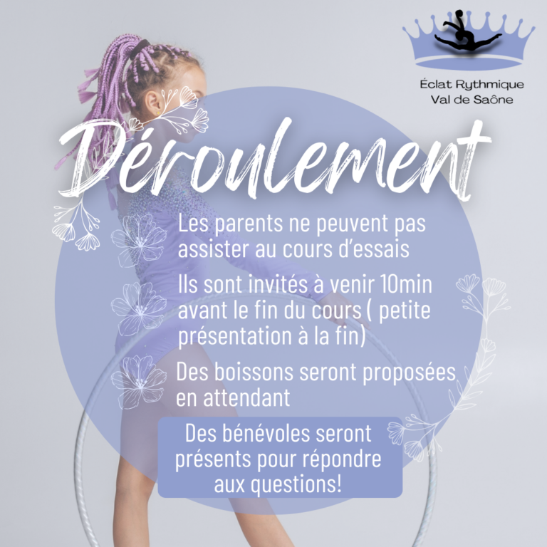 déroulement cours d'essais