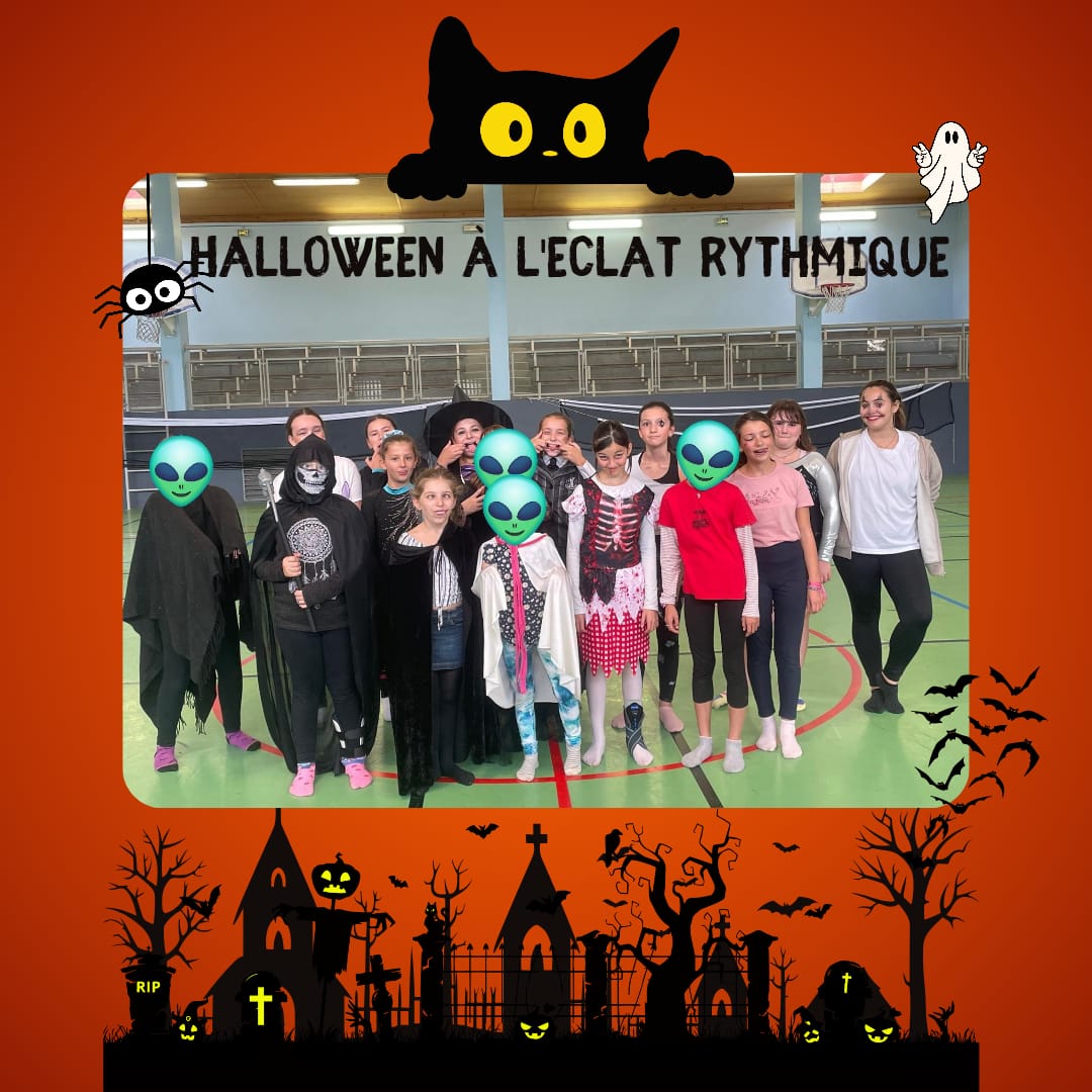 Halloween chez les gymnastes de l'eclat rythmique val de saone